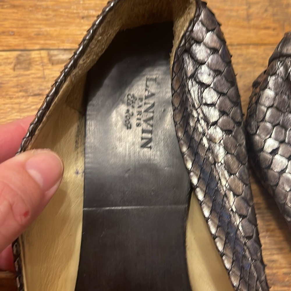 Python Lanvin ballet flats - Picture 2 of 4